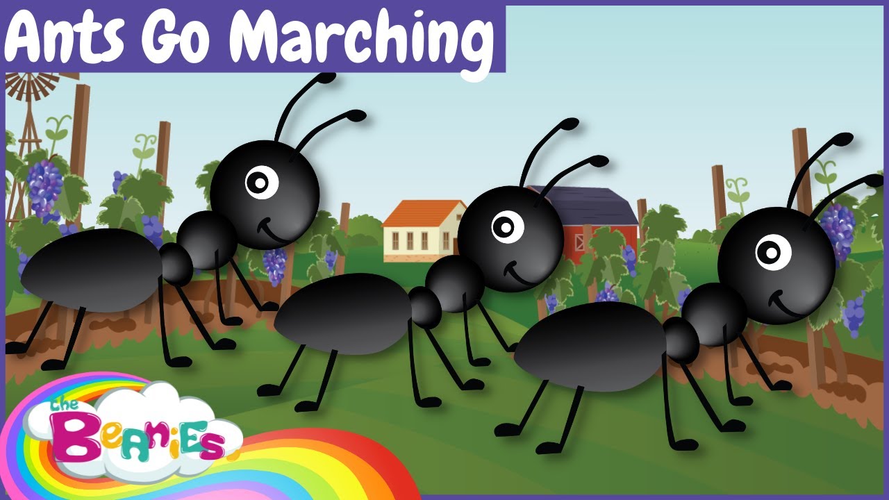 The Ants Go Marching | Fun Kids Songs | Sing and Dance Along with The Beanies