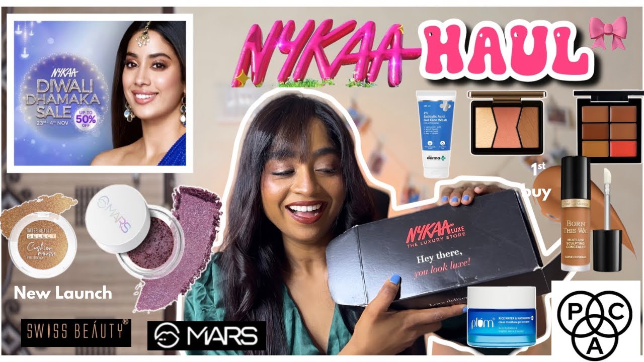 Nykaa Diwali Sale 2025 Haul 💄|Too Faced First Purchase + Luxury Makeup Offers! @Bronzebeautydiaries 