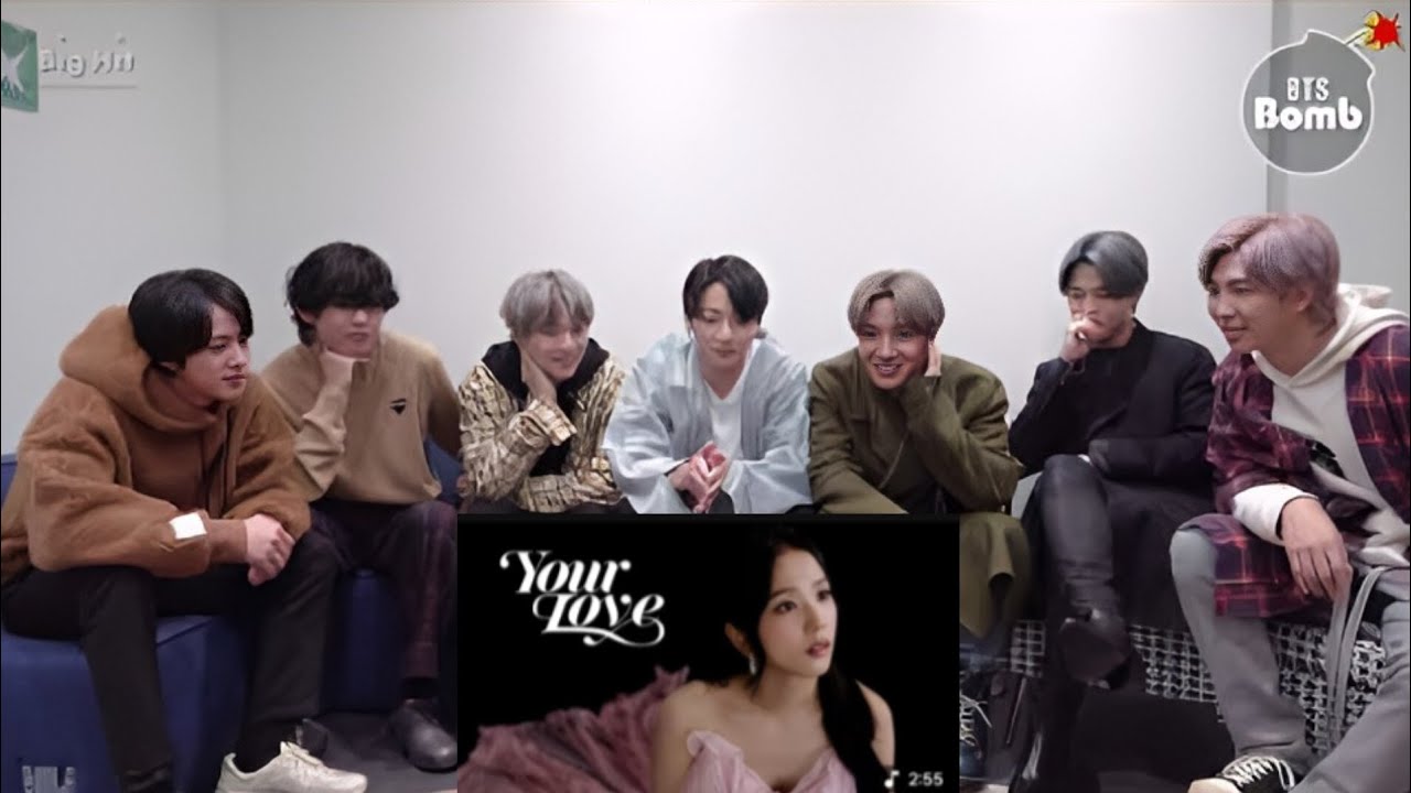 BTS Reaction to Jisoo 'Your love' Special video (Fanmade 💜💛)
