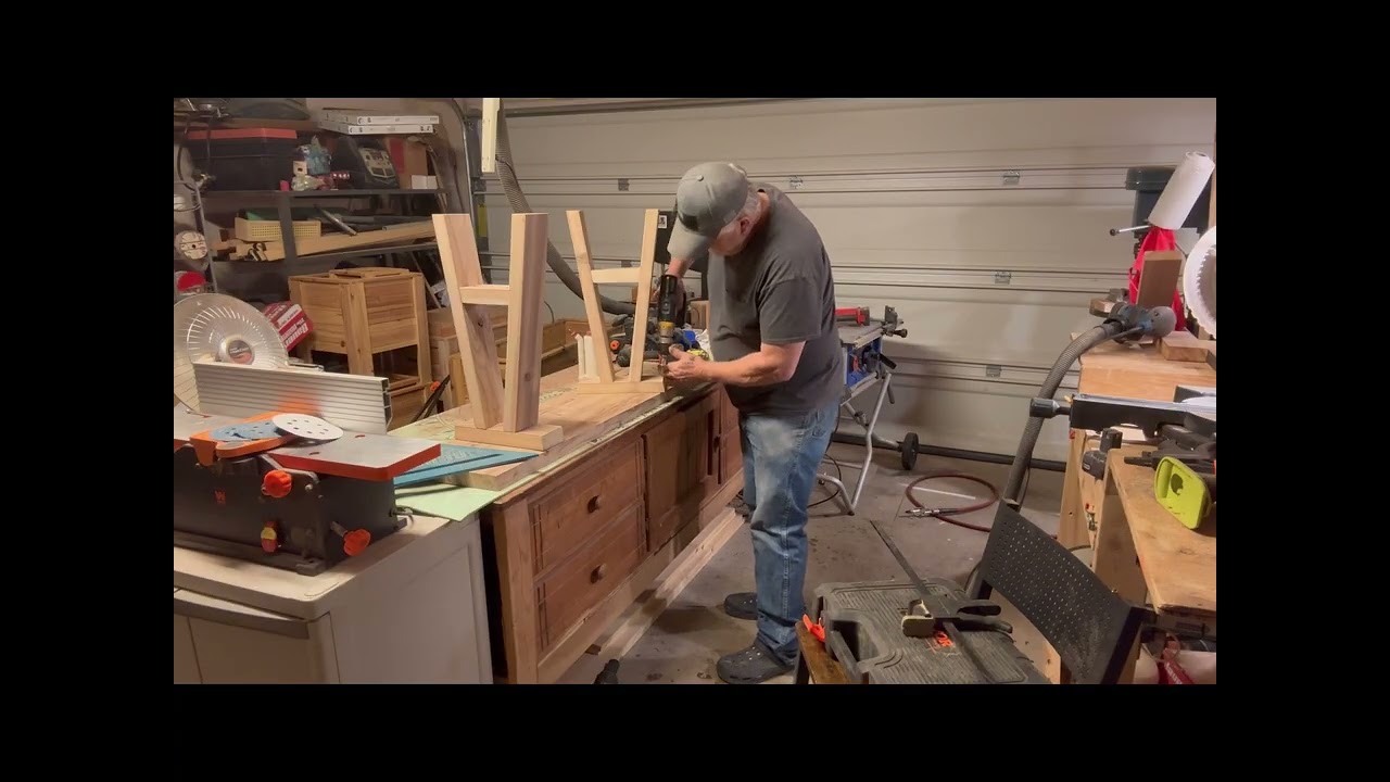 Rustic cedar entryway bench 