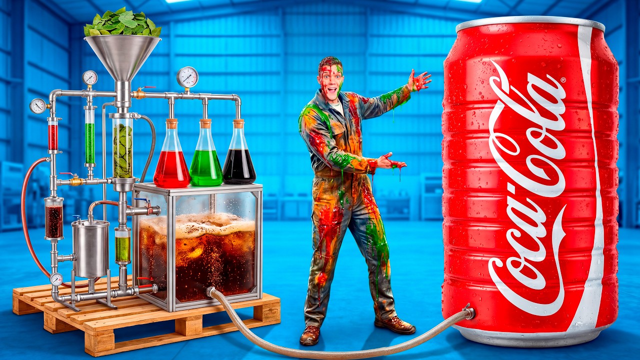 I Brewed 1,000 Liters of Coca-Cola From Scratch