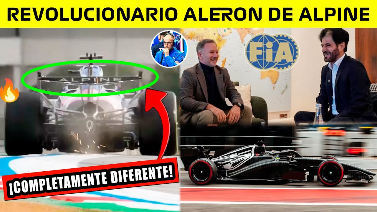🚨REVOLUCIONARIO ALERON del ALPINE A526🔥 COMPLETAMENTE DIFERENTE al RESTO😱 SULAYEM APOYA a HORNER✅