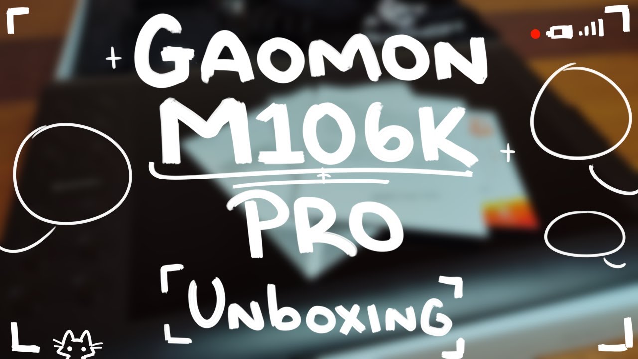 TABLETA GR&Aacute;FICA GAOMON M106K PRO 🌱|| unboxing