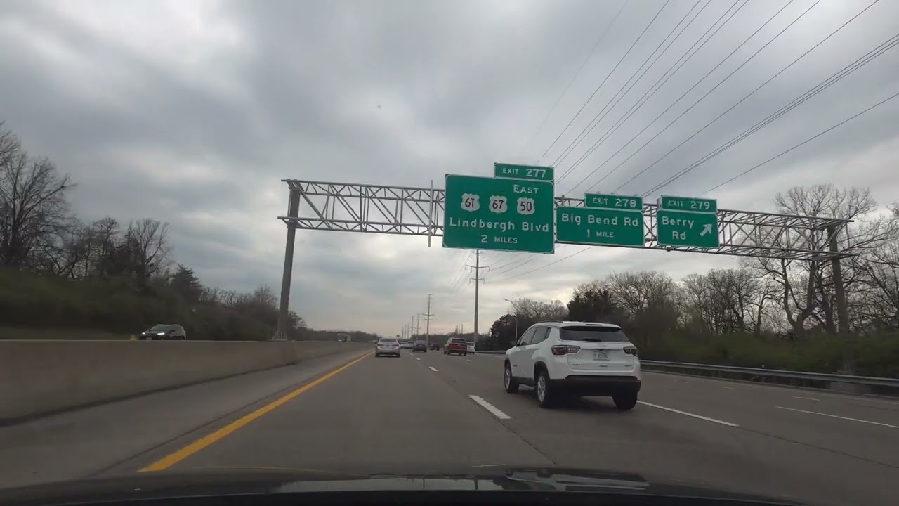 St. Louis to Lake Ozark (I-44 to US-50 to US-54)