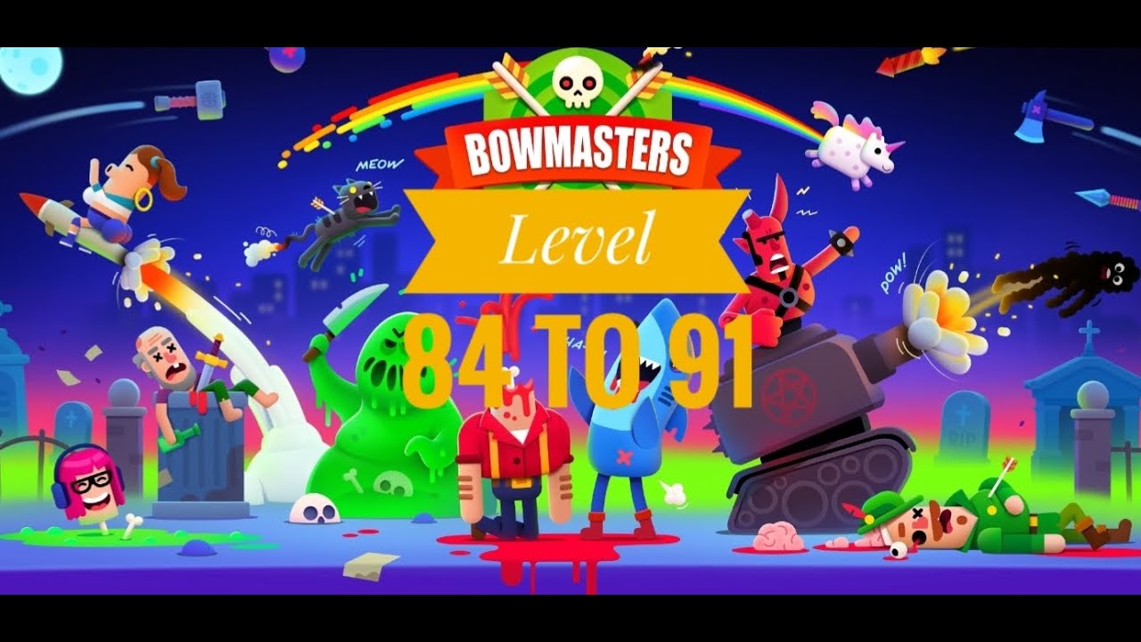 Bowmasters Gameplay | Level 84 to 91