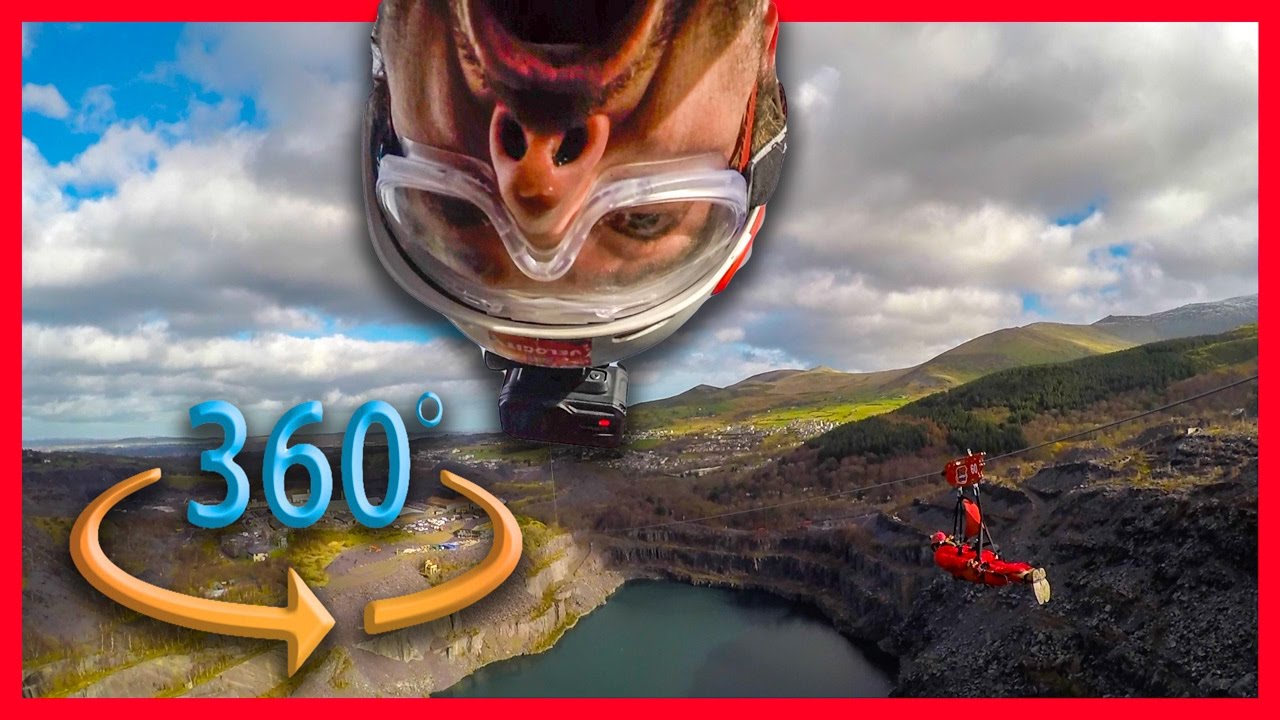 RIDING WORLDS FASTEST ZIP LINE IN 360 😱