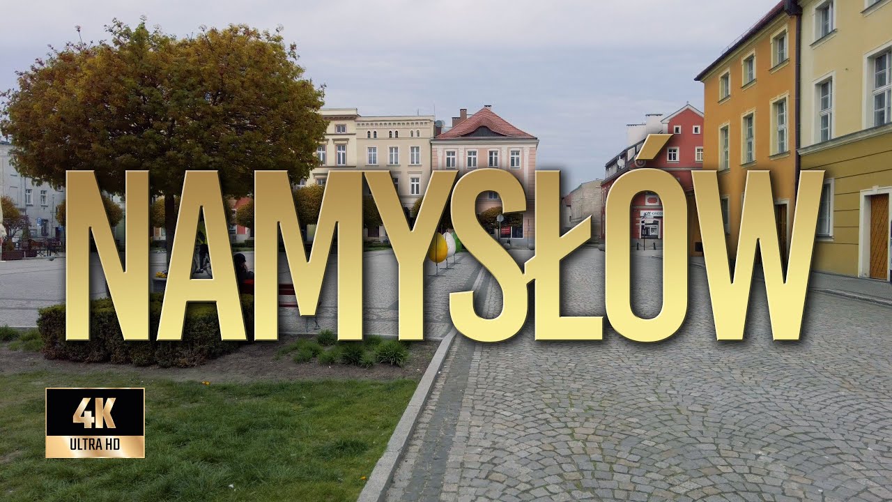 Namysłów | Wiosna 2022 | Spacer po Namysłowie | Binaural Audio 🎧 [4k]