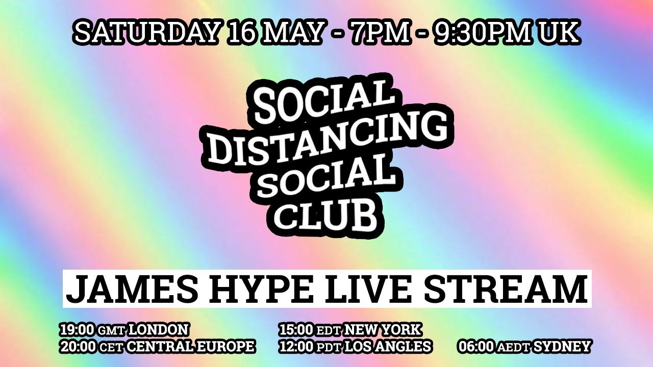 James Hype - Live Stream #stayhome #withme 16/05/20