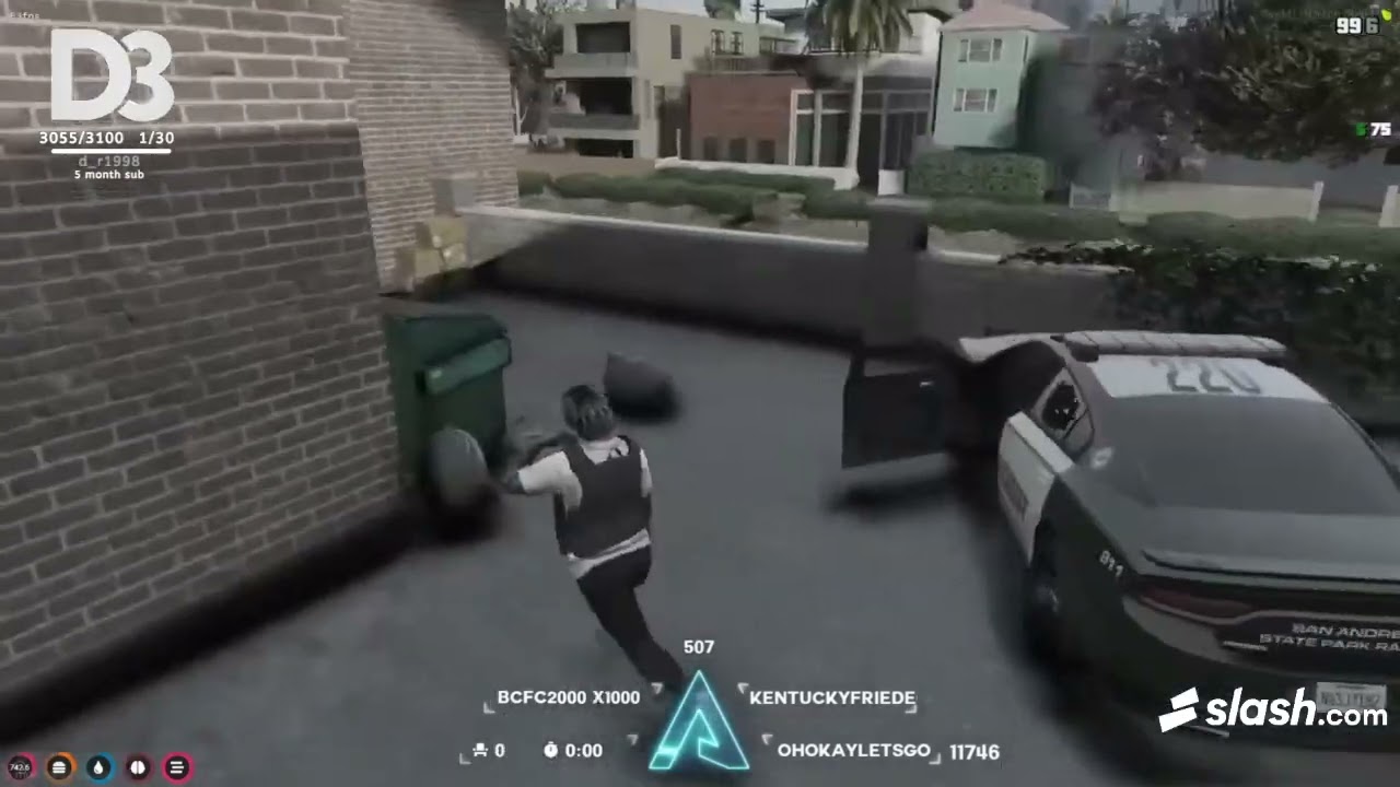 Denzel Reacts To The Mandem Vs PD Wipe At Vespucci Canals?! *MULTI POV* |GTA 5| NOPIXEL RP|