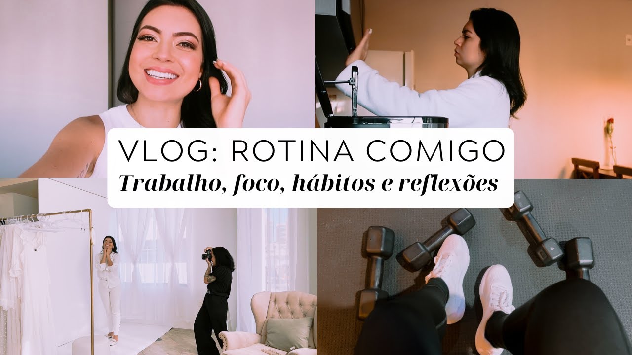 Vlog: rotina produtiva, ensaio de fotos, grava&ccedil;&otilde;es, dias dif&iacute;ceis e +