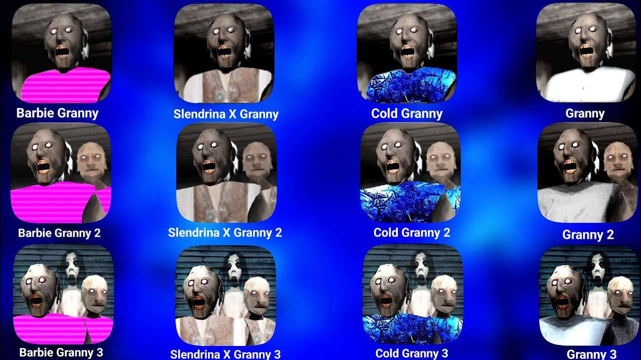 Granny Chapter Barbie |  1, 2 & 3 Slendrina X | Granny Cold