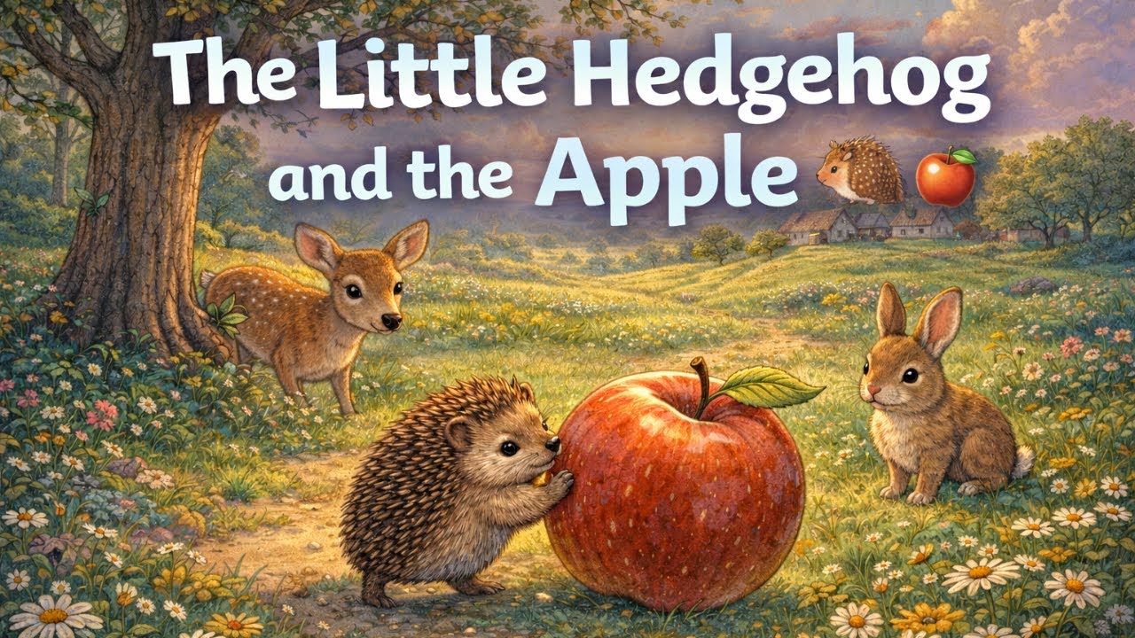 The Little Hedgehog and the Apple | A Gentle Bedtime Story for Kids