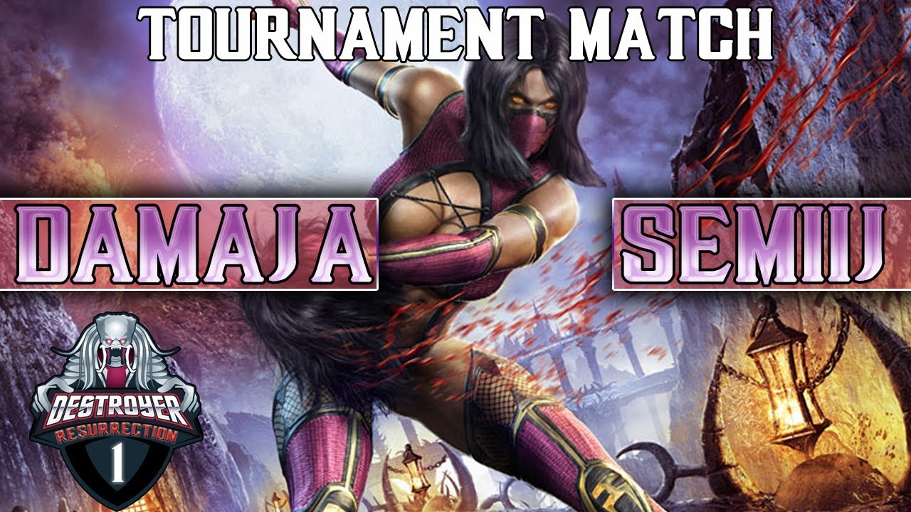 Damaja vs Semiij (ULTIMATE MILEENA MIRROR) - Destroyer's Resurrection: Qualifier 1 - MKX