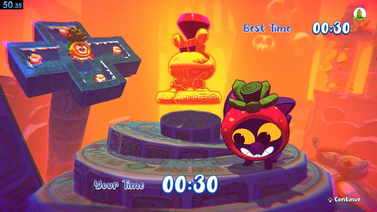 Yellow Gem Time Trials Challenge (Gold) [0:50] River Tails: Stronger Together
