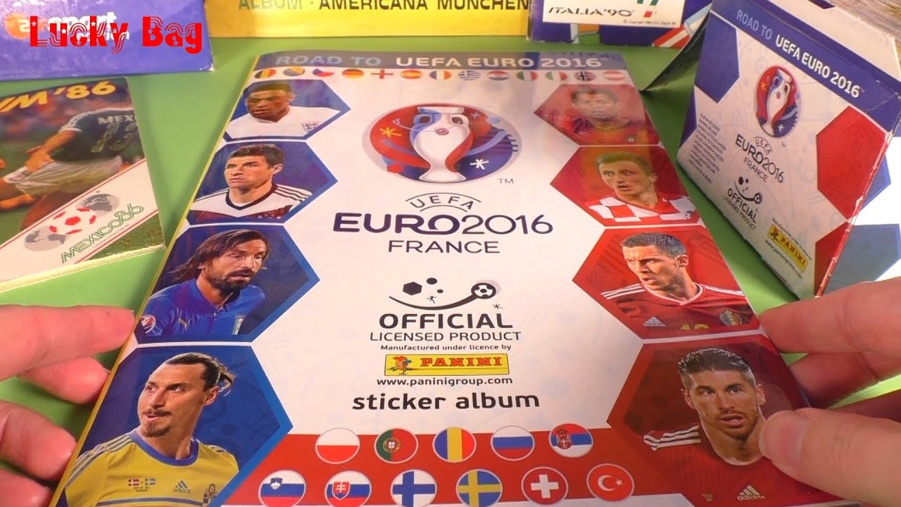 50 x 5 PANINI STICKER Album UEFA Road to EURO 2016 France MEGA EM official 50 Pakete Aufkleber :)