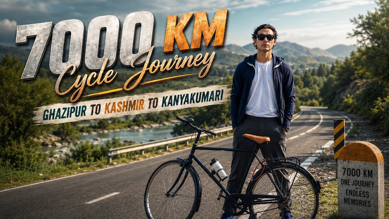 सीट टूटी… सफर नहीं रुका I Ghazipur To Kashmir To Kanyakumari I 5100 KM I DAY 01