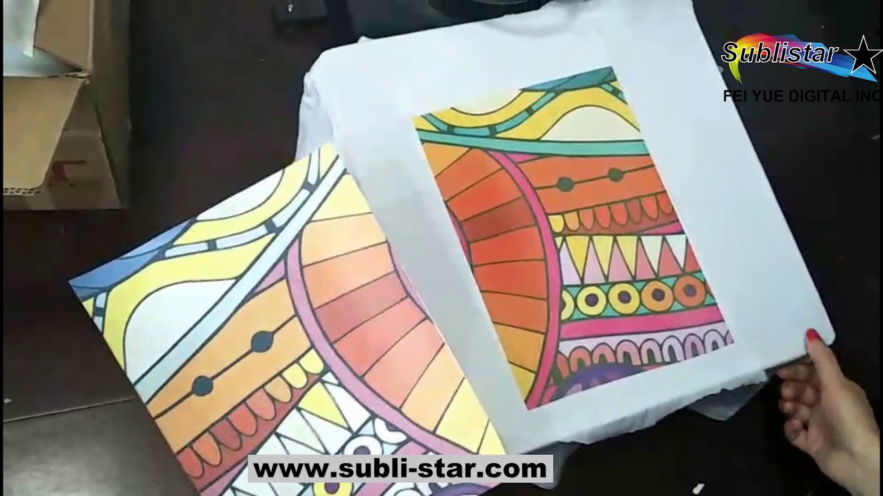 How to Sublimate a Cotton T shirt with Subli-Cotton?