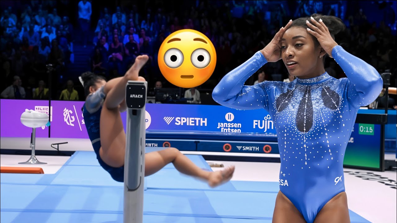 Simone Biles siendo icónica por 4 minutos seguidos