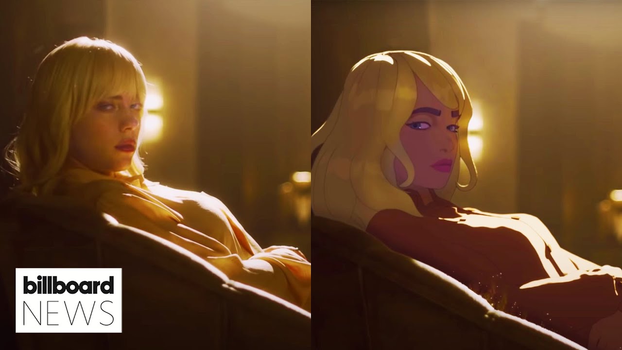 Billie Eilish Becomes Animated In New&lsquo;Happier Than Ever&rsquo; Trailer | Billboard News