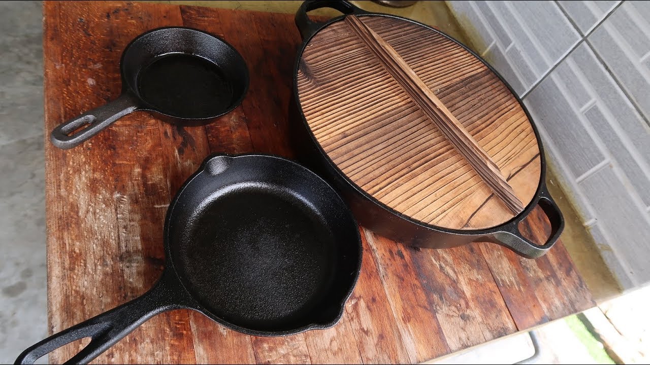 淘宝买的铸铁锅 cast iron skillet
