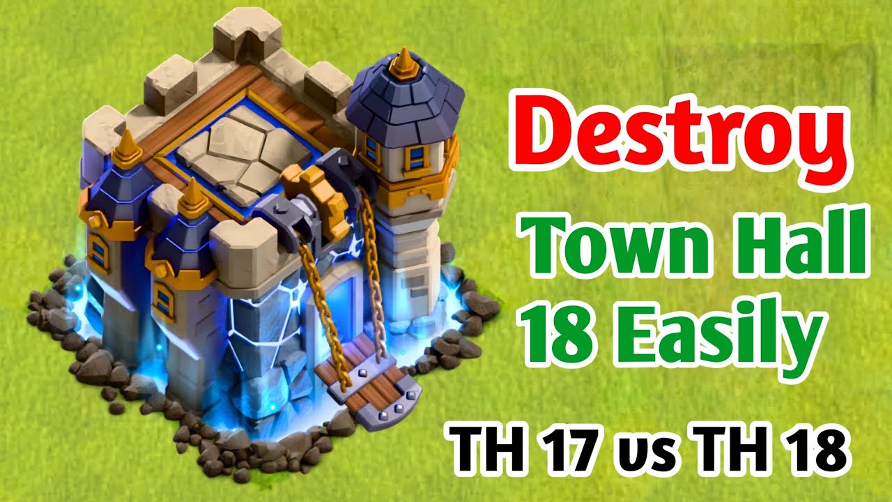 OP Attack Strategy! TH17 Destroying TH18 Easily | Best Anti-18 War Strategy
