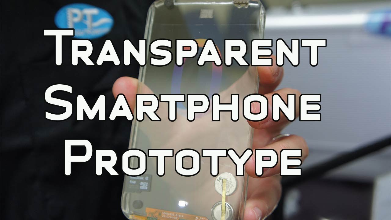 Transparent Smartphone Prototype by Polytron Hands On Video