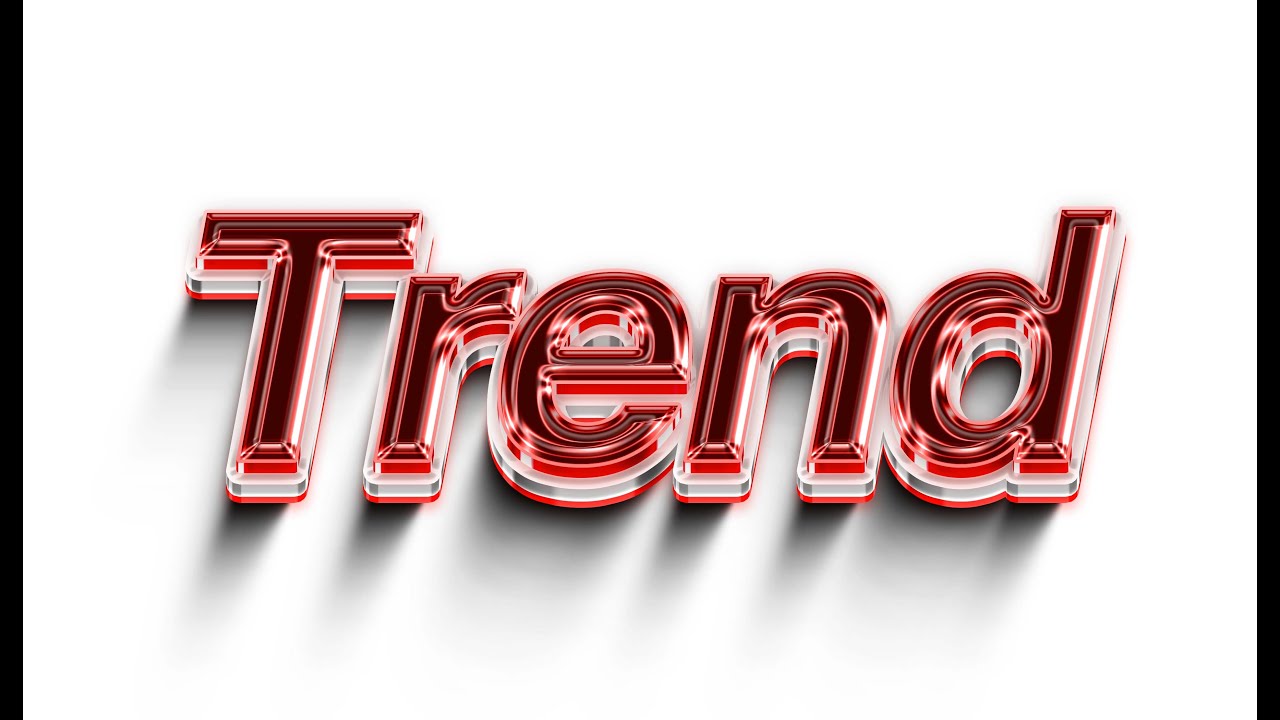 Editable 3D Text Effect in Photoshop Tutorial (Easy & Step By Step) #09 .