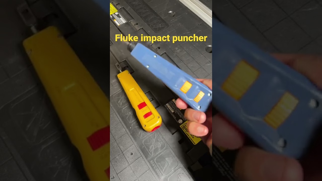 Fluke impact puncher.#tools #fluke#eletrical #networkswitch