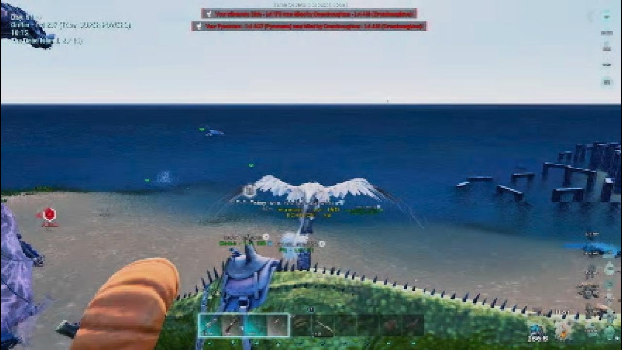 PvP in Map The island |arksmallconsole ps5 |
