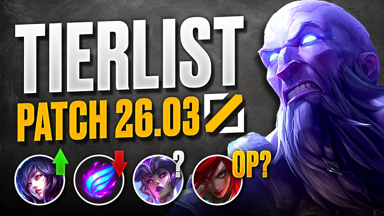 HUGE CHANGES!? Patch 26.03, Midlane TIERLIST - New Meta League of Legends