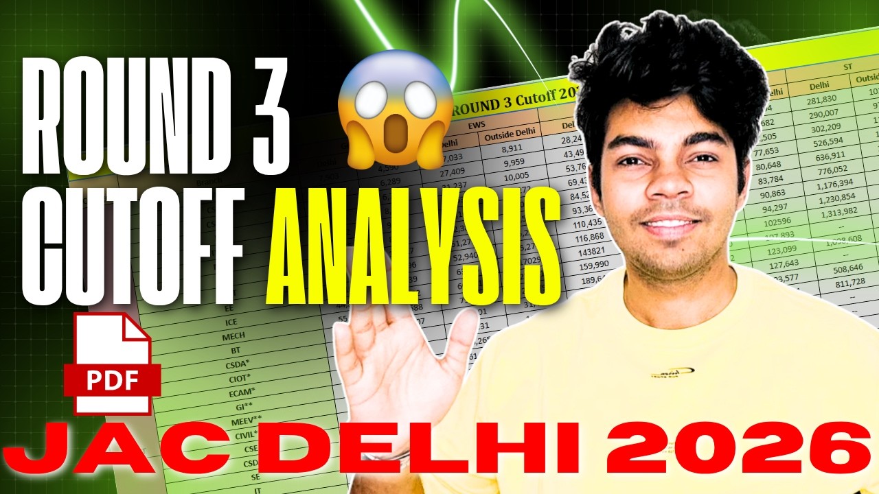 Анализ проходных баллов 3-го этапа JAC Delhi