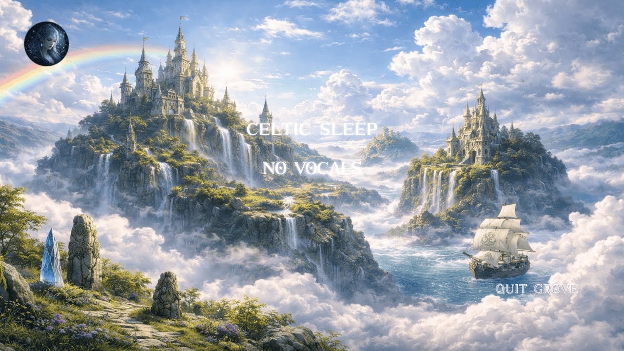 【A World in the Clouds】 | Celtic Sleep Music (No Talking) 【67】 MIN