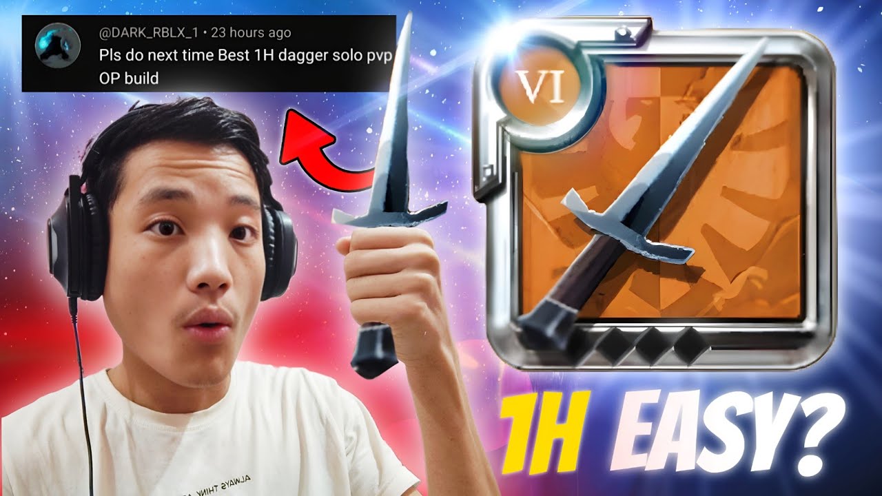 🗡️1-Hand Dagger 🗡️ Solo Open World PvP 💪 -Albion Online Mobile 
