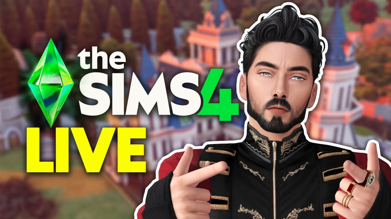 🔴 LIVE 🔴The Sims 4: WYZWANIE ALBIONU - TUDOR, BUDOWA