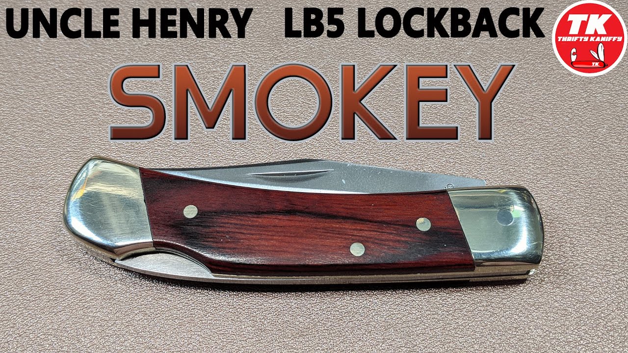N&oacute;ż kieszonkowy Uncle Henry LB5 Smokey Lockback