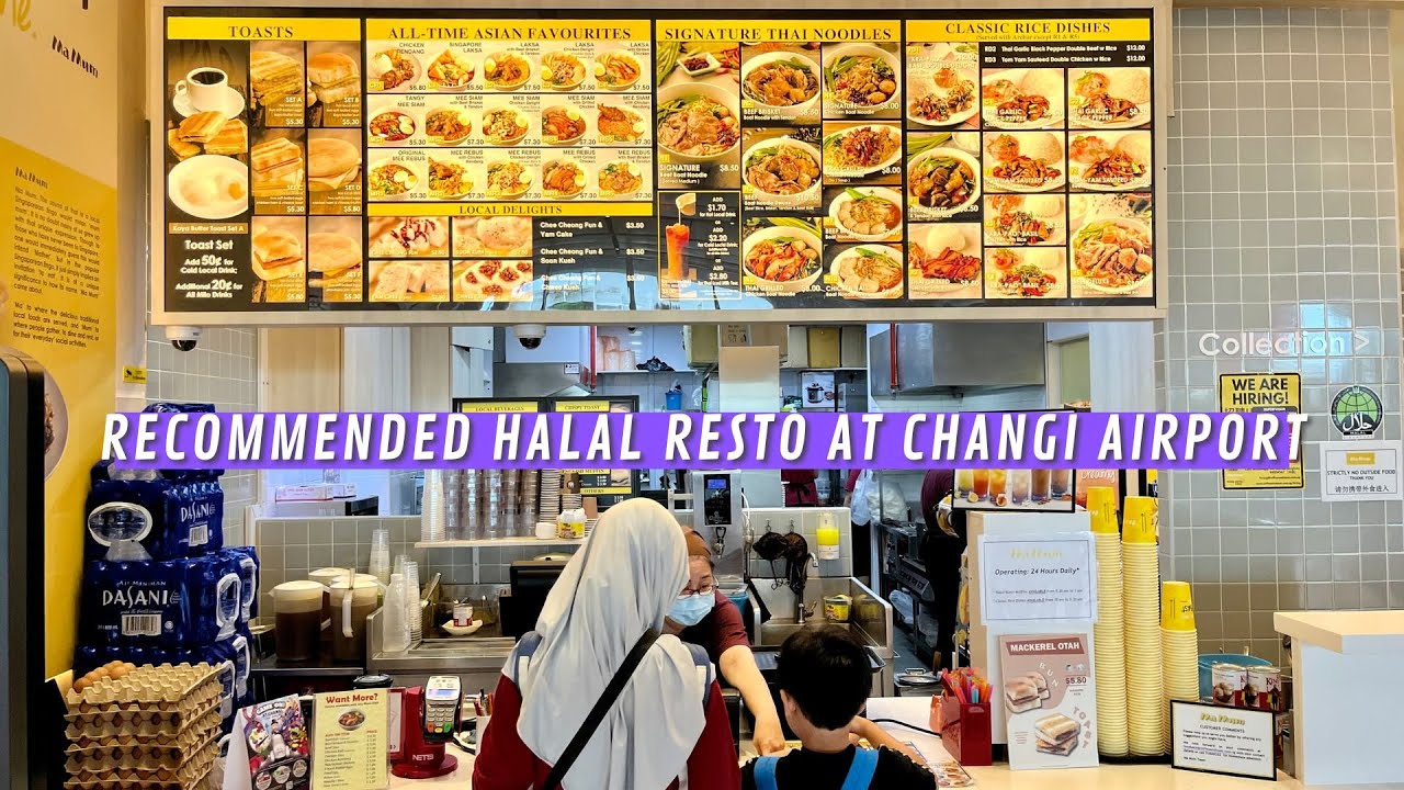 SINGAPORE HALAL FOOD AT CHANGI AIRPORT #1