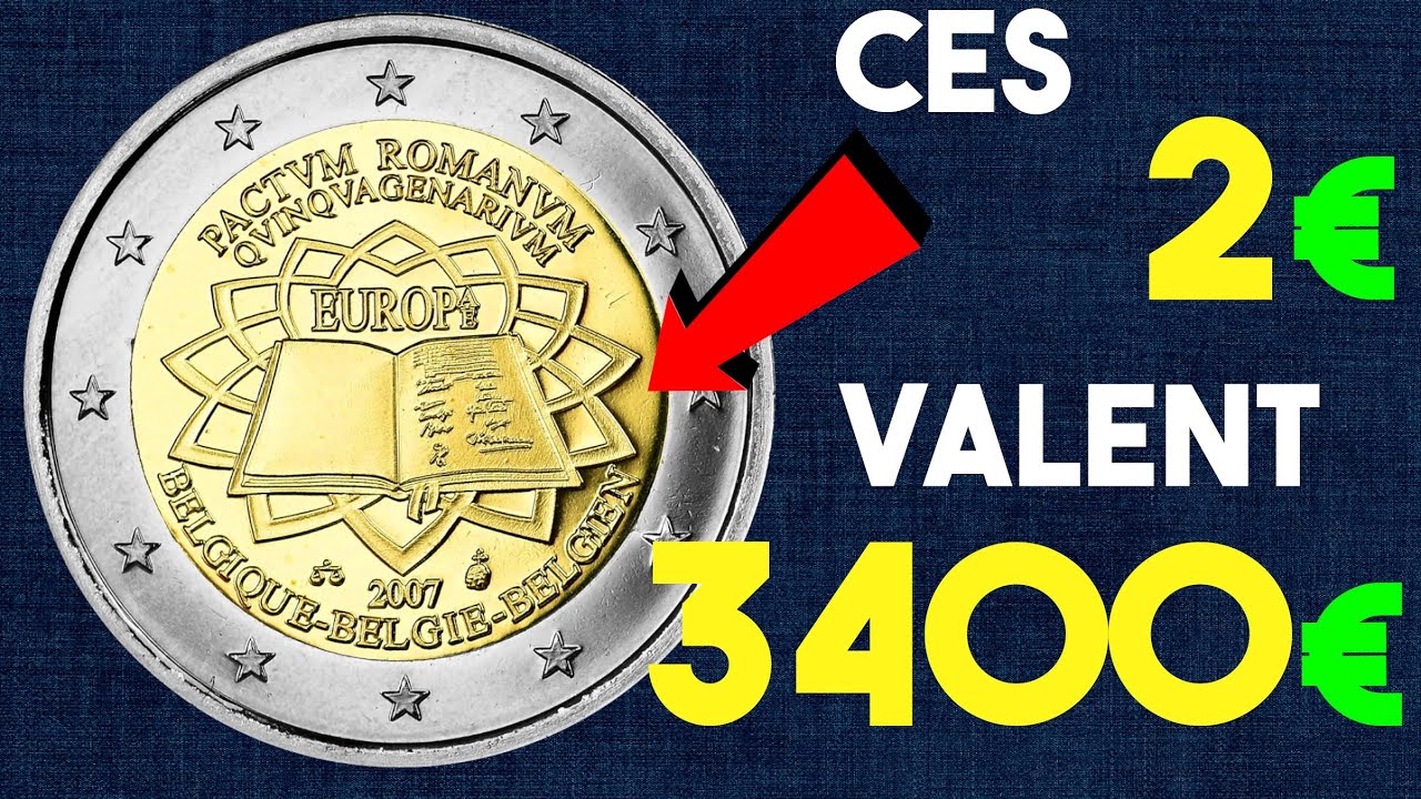CES 2 EURO VALENT 3400 EUROS 2 EURO COMMEMORATIVE TRAITE DE ROME
