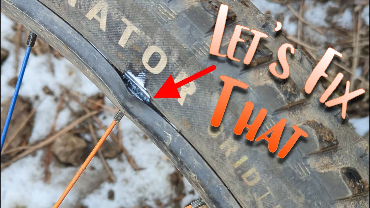 Fixing a Dented Mountain Bike Rim