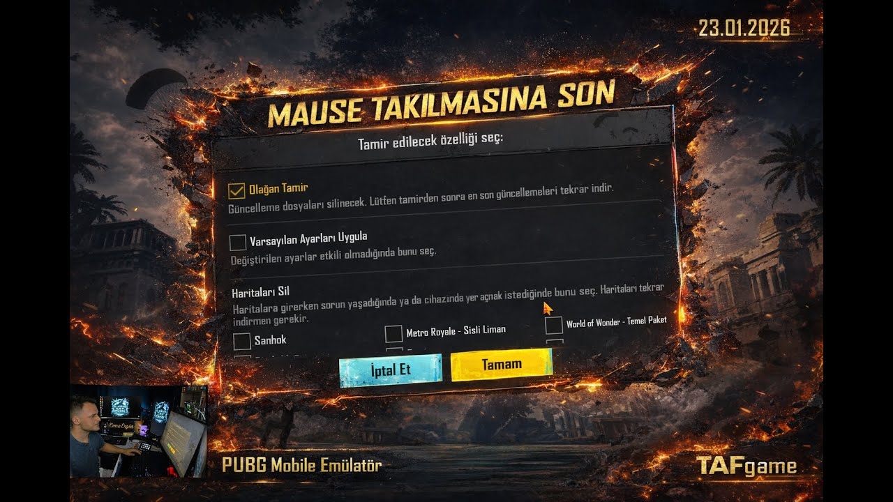 MOUSE TAKILMASI ve BÜTÜN SORUNLARA TEK ÇÖZÜM!!!! GAMELOOP -PUBG MOBİLE #pubgmobile #keşfet #pubg