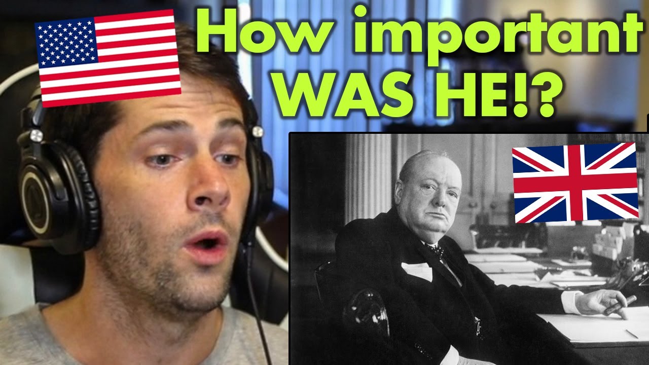 American Reacts to Winston Churchill