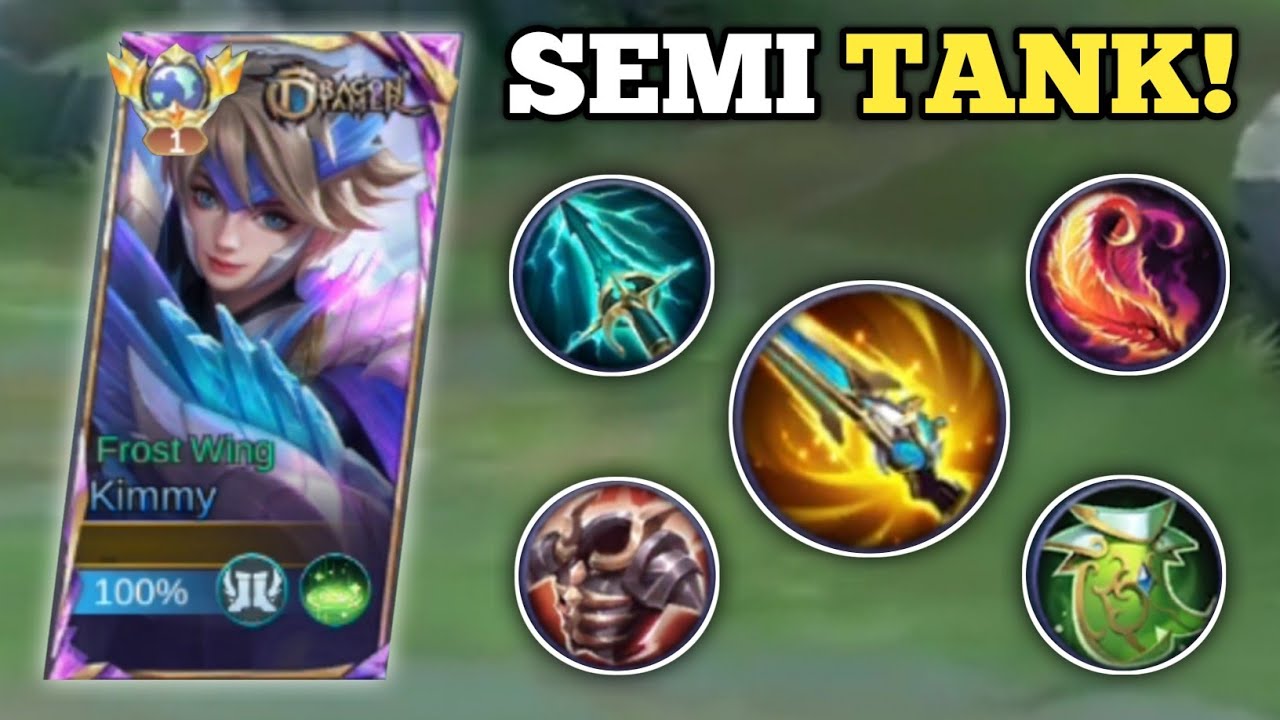 KIMMY SEMI TANK 2026! (mythical honor!💀) KIMMY BEST BUILD -MLBB