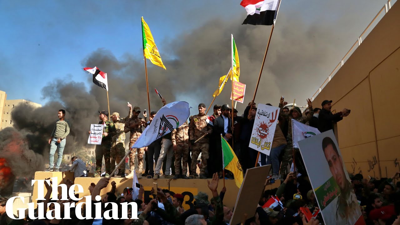 Iraqi militia supporters storm US embassy in Baghdad