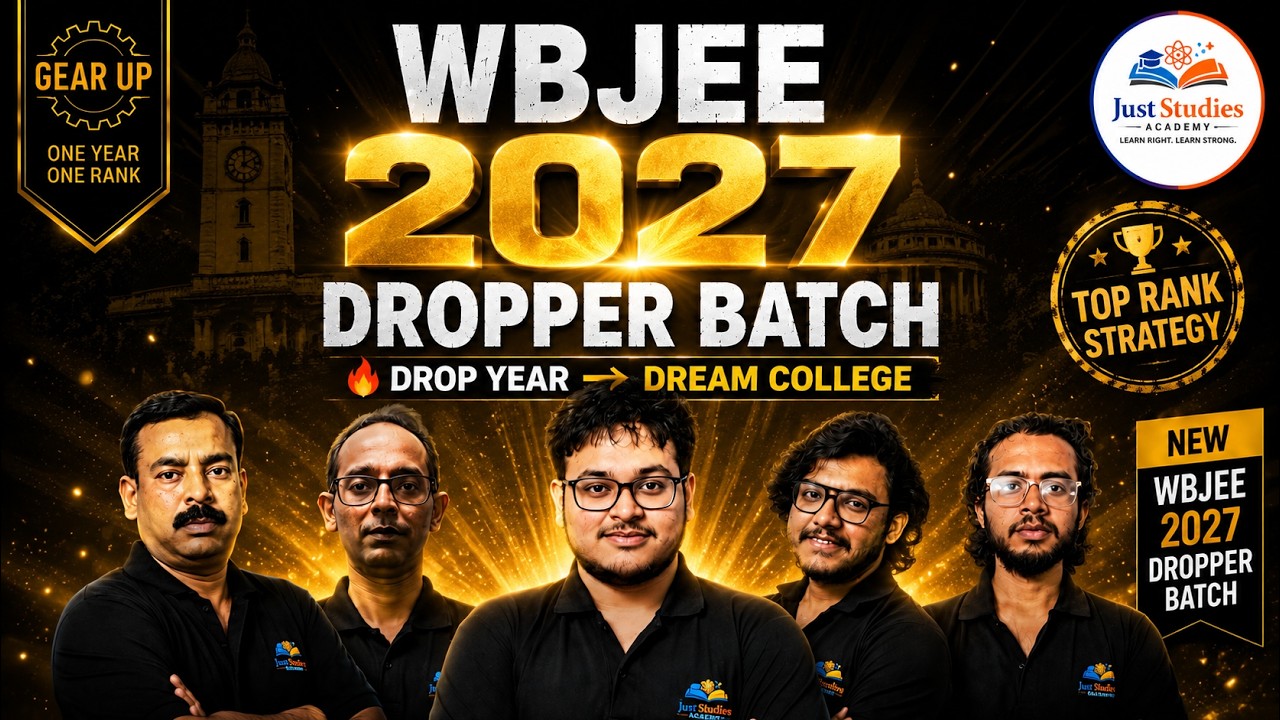 🚀 GEAR UP 2027 | Turn Your Drop Year Into Jadavpur University 🏆 | WBJEE 2027 Online Dropper Batch