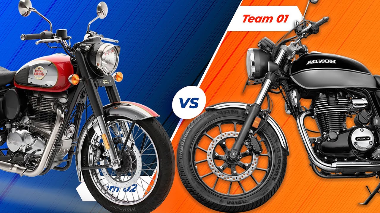 Honda H'ness CB350 vs Royal Enfield Classic 350 Review in Tamil | RevNitro