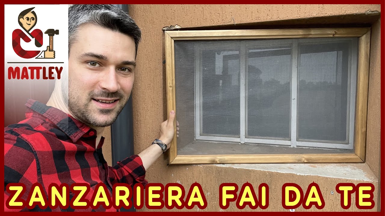 Come fare una zanzariera fai da te SU MISURA