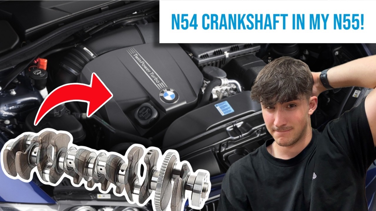 Swapping a forged N54 crankshaft in your N55 is possible! Here's how...