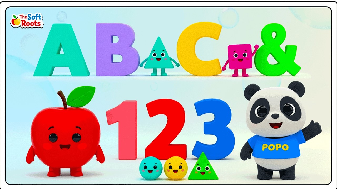 Preschool Learning activities for 3 year olds at home | Learn ABC Phonics Shapes Numbers Colors 🌈