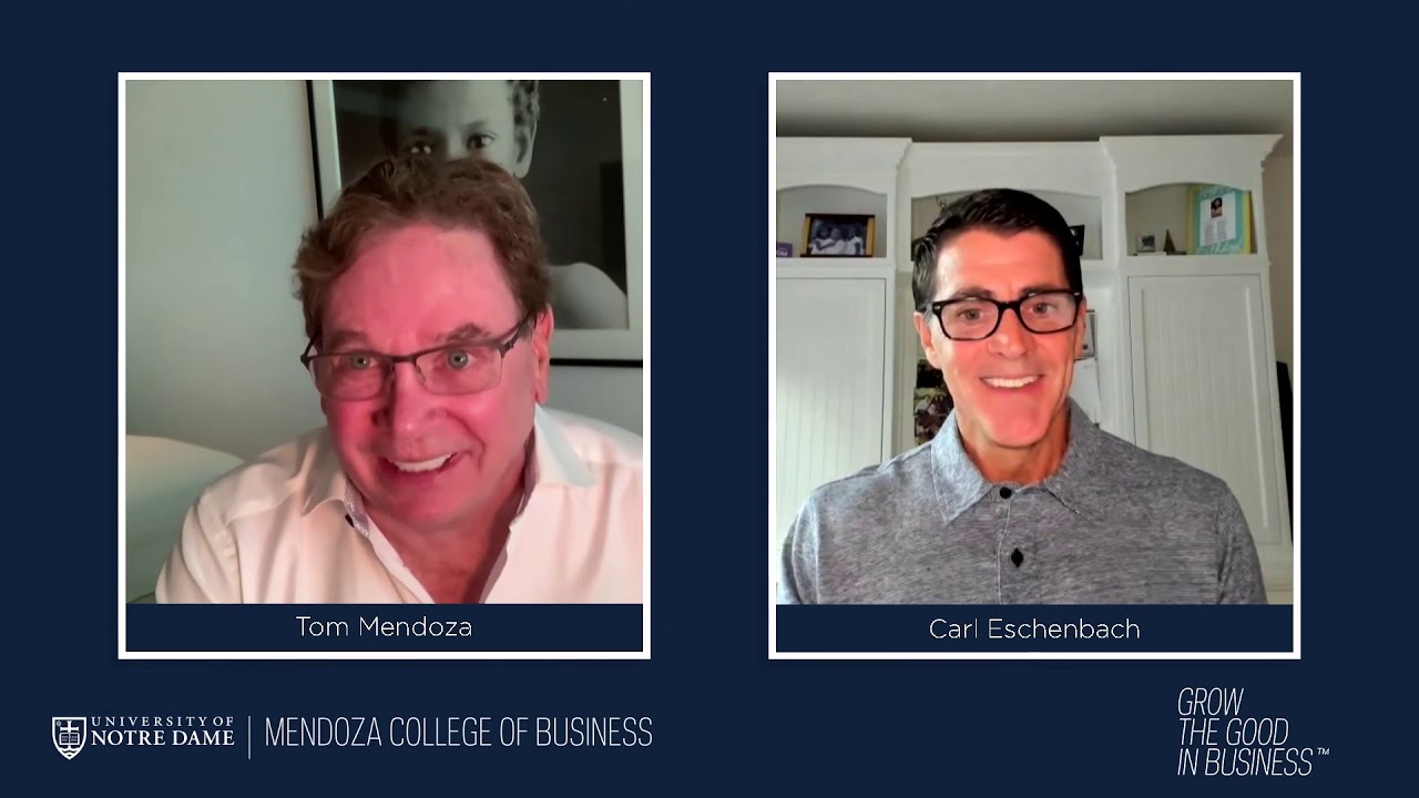 Tom Mendoza Presents Carl Eschenbach: Leadership Insights in Technology and Innovation