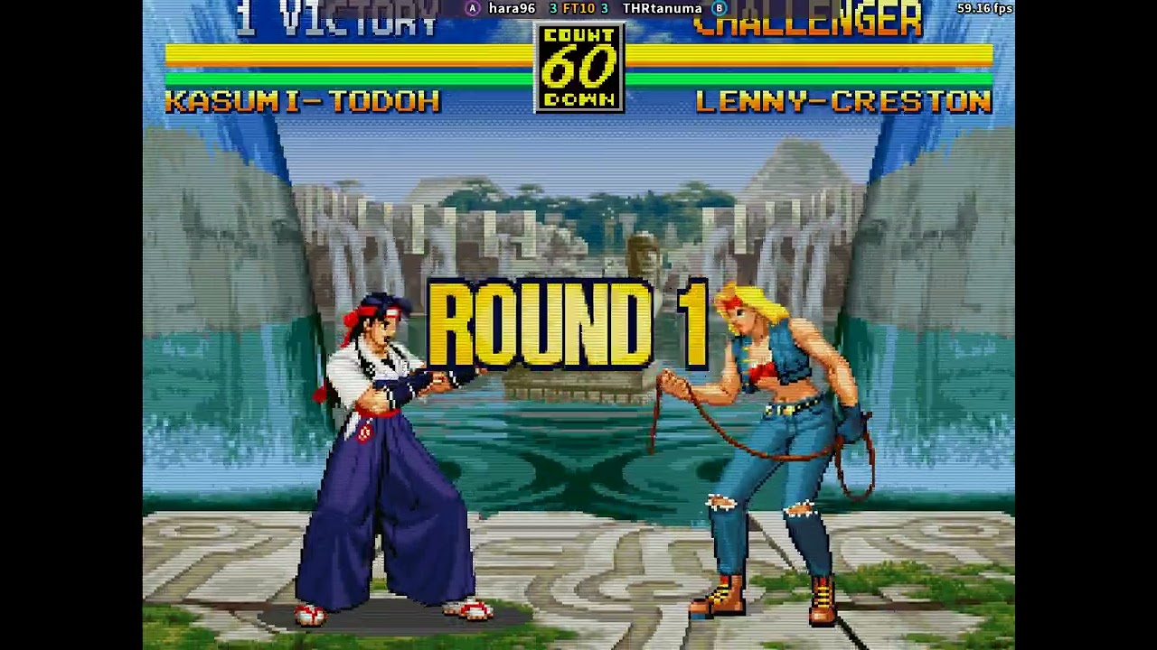 fightcade 2 Art of Fighting 3 hara96 (Japan) vs THRtanuma (Japan)