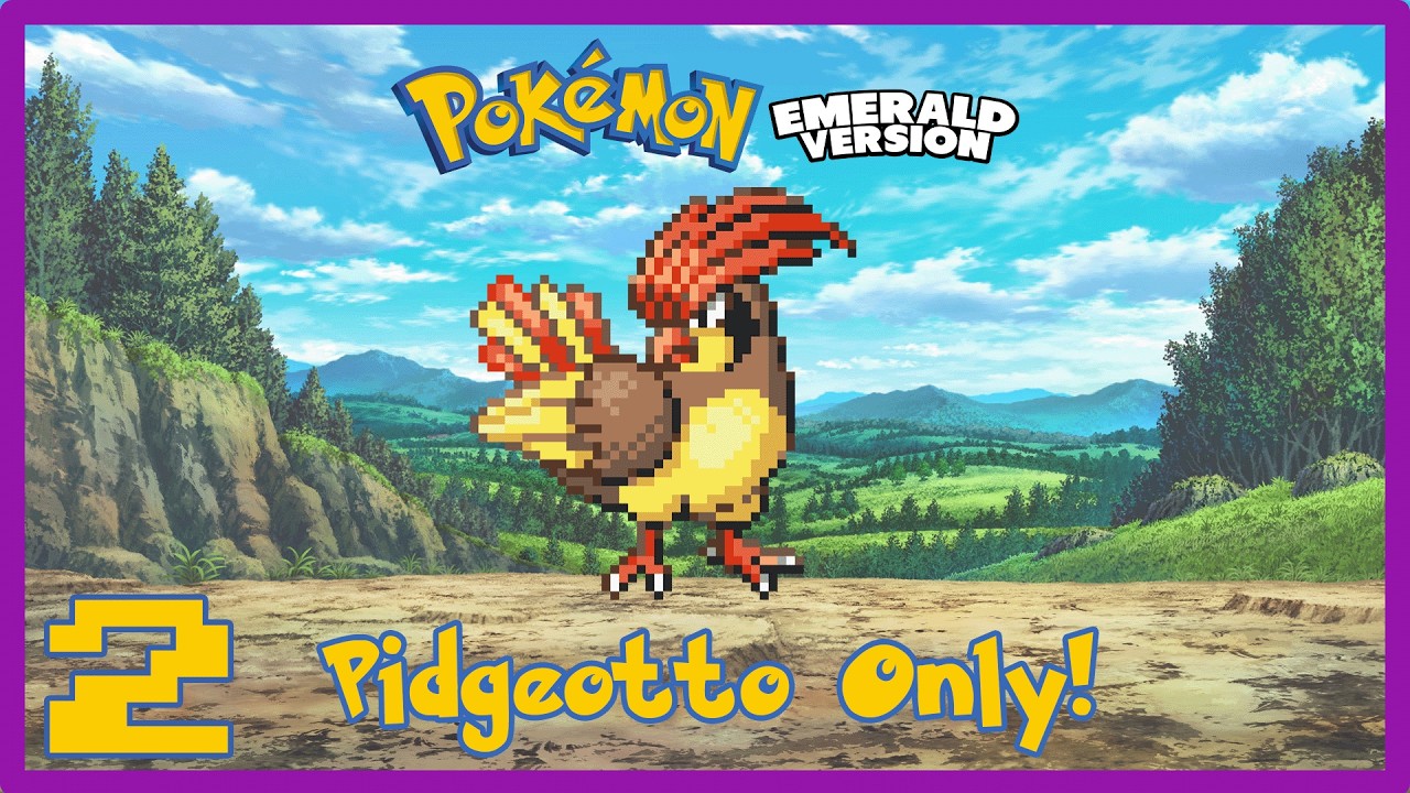 Beating Pokemon Emerald with just a Pidgeotto! || SoloRun 0029 [FINALE]